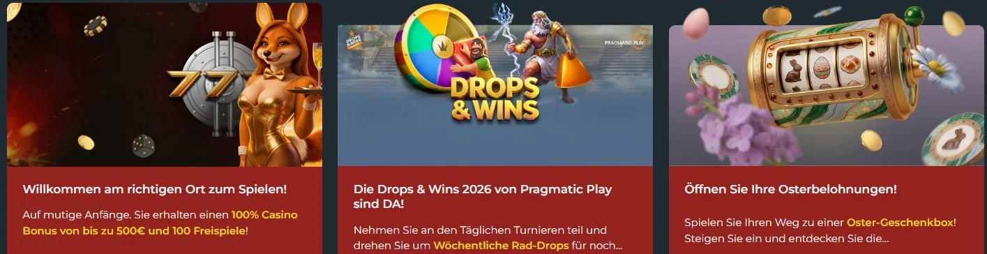777Vault Casino Boni und Aktionen