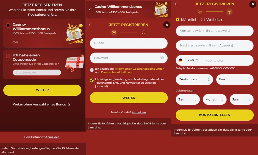 777Vault Casino Registrierung