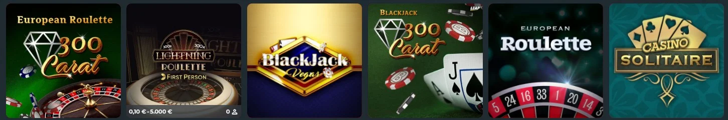 777Vault Casino Tischspiele